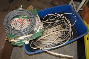 lot 213 image: Bin of Assorted Wire