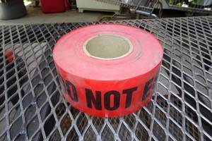 lot 252 image: Danger Do Not Enter Tape