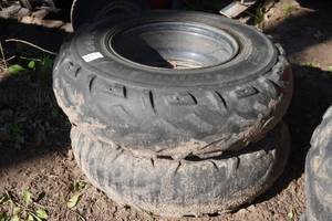 lot 173 image: Set of 4 Goodyear Tracker ATV Tires AT25x8-12