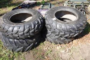 lot 228 image: Set of 4 Duro ATV Tires AT25x8-12