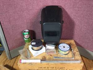 lot 39 image: Welding Helmet - Wire - Contact Tips