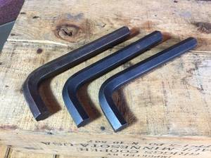 lot 53 image: 3 Allen U.S.A. 34 Hex Keys