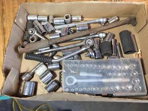 lot 72 image: Variety Sockets - Ratchets 14 - 38 - 12