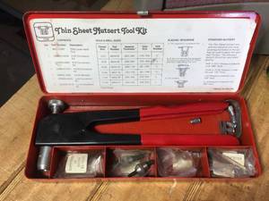 lot 110 image: Thin Sheet Nutsert Tool Kit