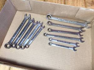 lot 115 image: Craftsman Combination Wrenches SAE-Metric