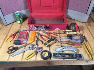 lot 132 image: Tool Box with Classic Tools