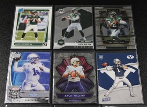 Zach Wilson Rookie Card Lot  9 Rookie Cards