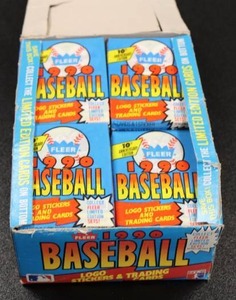 1990 Fleer Baseball Partial Box  35 Packs Missing One Pack