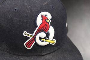 2012 Springfield Cardinals Oscar Taveras Game Used Hat w Autograph On Inside Deceased