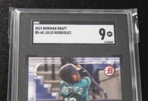 2019 Bowman Draft Julio Rodriguez #BD-60 Prospect Card SGC 9