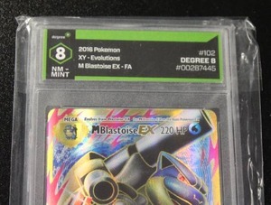 2016 XY Evolutions Blastoise EX #102108 Degree 8