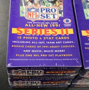 1991 Pro Set Football Series 2 Factory Sealed Hobby Box Lot  4 Boxes