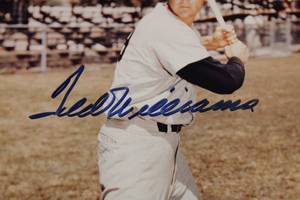 Ted Williams 8x7 Autographed Photo
