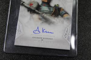 Star Wars Masterwork Andrew Kishino as Saw Gerrera Autograph