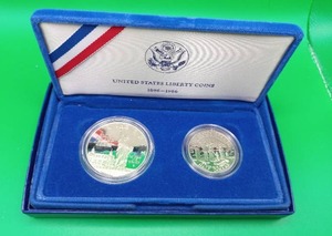 Two 1986 United States Liberty Coins