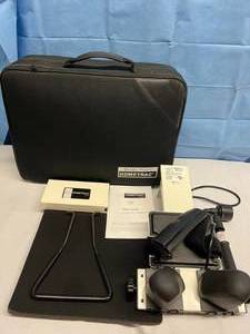 lot 53 image: WOW SAUNDERS CERVICAL HOMETRAC PNEUMATIC SYSTEM HOME NECK TRACTION DEVICE WCASE - EXCELLENT WORKING CONDITION - I THINK I NEED TO TRY THIS OUT