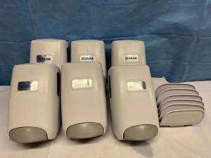 lot 8 image: Lot of Ecolab Hand Sanitizer Dispensers