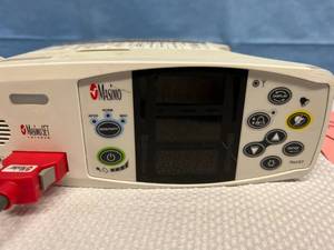 lot 14 image: WOW MSRP $5000 Masimo Set Rainbow Medical Grade Pulse Oximeter Rad 87 With Cables, Finger SPO2 Pulse Sensor Probe Horizontal - Works Great For Professionals That Are On The Go & Need Accuracy