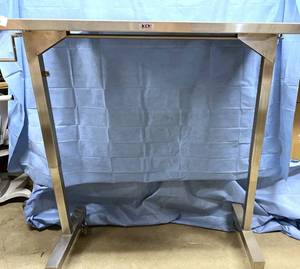 lot 36 image: WOWOW We Never Get These In MSRP $3200 Midcentral Medical Heavy Duty 16 gauge #304 stainless steel&nbspHeight Adjustable Instrument Table&nbsp24W x 48L x 40 Leg Clearance - Excellent Condition