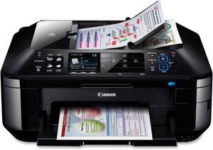 lot 7 image: MSRP $800 NEW IN BOX Canon Pixma MX882 Wireless Office All-in-One Inkjet Printer