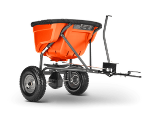 BRAND NEW HUSQVARNA 130 Lb. TOW BEHIND SPREADER