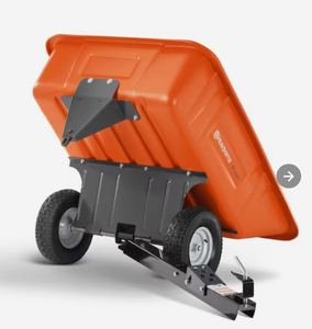 BRAND NEW HUSQVARNA 10 Cu. Ft. POLY SWIVEL DUMP CART