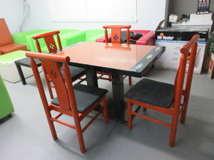 lot 801 image: ASIAN DESIGN DINING SETS