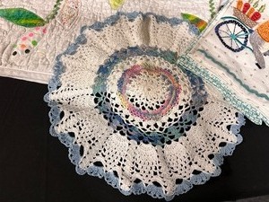 Variety of Spring Theme Table Runners and Dish Towels