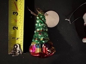 Three Vintage Style Christmas Ornaments