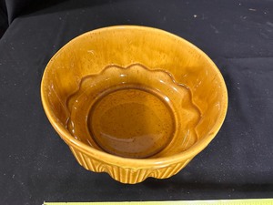 Vintage Haeger Pottery Planter Embossed Bowl Pot 157 Brown Glazed