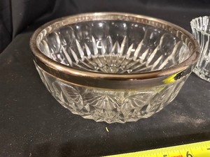 Three Crystal Serving Bowls