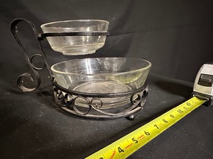Vintage Chip and Dip Holder