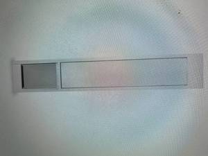lot 1 image: Large White Freedom Patio Panel Pet Door