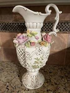 lot 2 image: Porcelain Pitcher