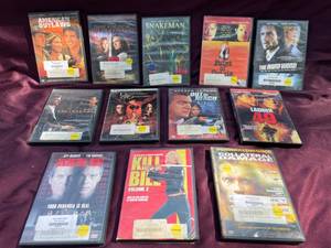 lot 9 image: 12 Adventure DVDs All Are Professionally Cleaned.