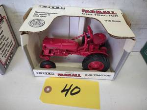 Ertl Farmall Cub Die Cast Tractor, ...