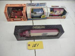 (4) Ertl Trucks...