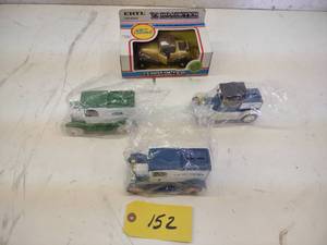 (4) Ertl Trucks...