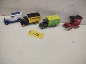 (4) Ertl Trucks...