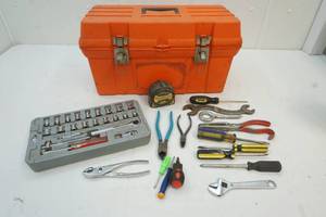 tool box with tools