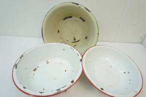 Enamel pots