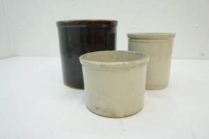 Three crocks