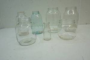 Vintage to now glass jars