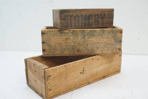 Wood cheese boxes