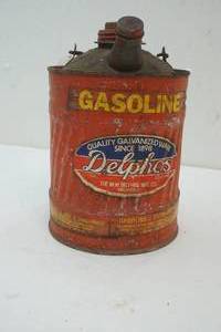 Vintage gas can