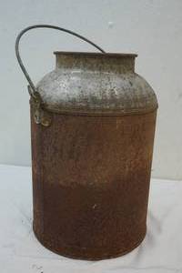 Antique cream can