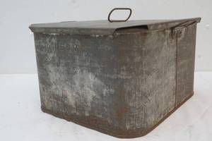 Vintage tin food box
