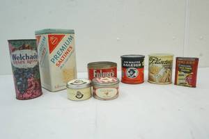 Vintage tins and other