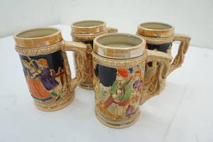 Vintage beer mugs