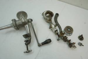 Meat grinders, cast iron